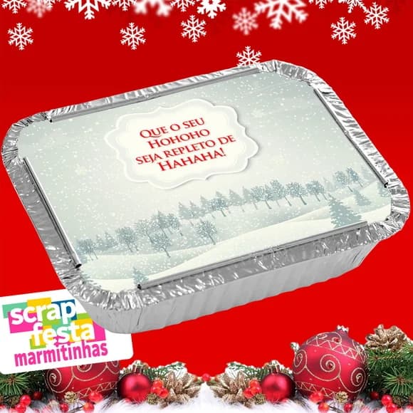 Marmitinhas para Lembrancinhas de Natal