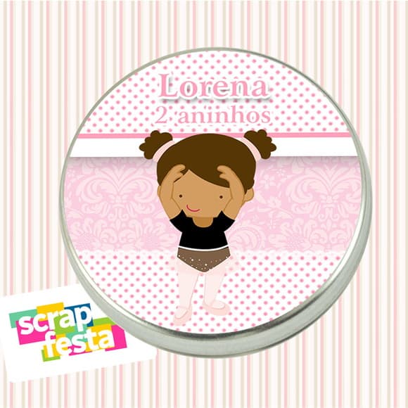 Latinhas Personalizadas Festa Bailarina