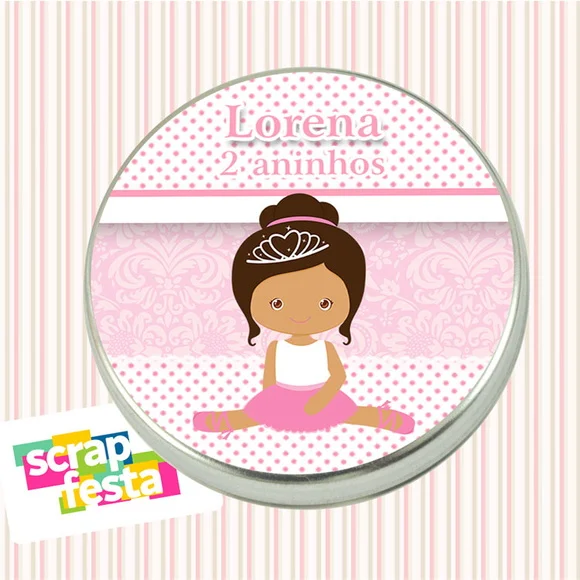 Latinhas Personalizadas Festa Bailarina