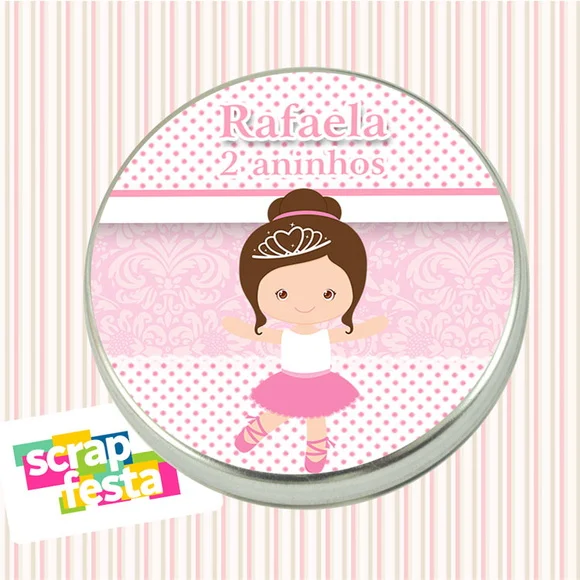 Latinhas Personalizadas Festa Bailarina