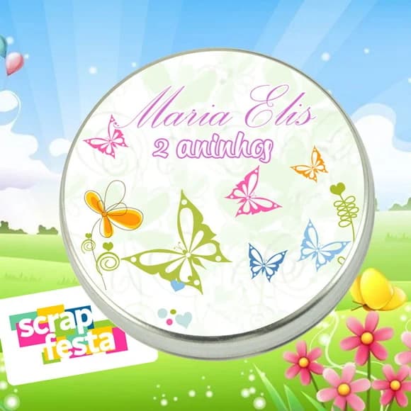 Latinhas Personalizadas Jardim Encantado