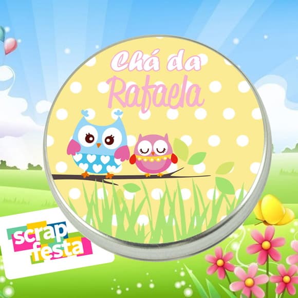 Latinhas Personalizadas Jardim Encantado
