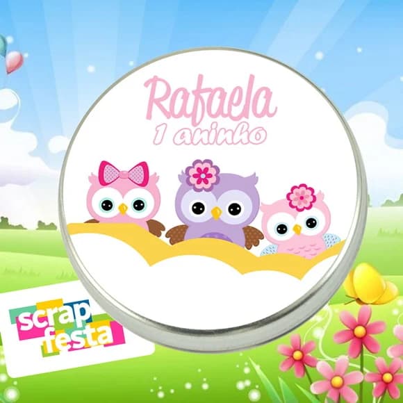 Latinhas Personalizadas Jardim Encantado