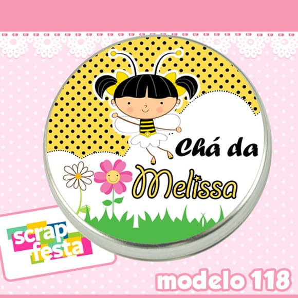 Lembrancinhas de Chá de Bebê Latinhas