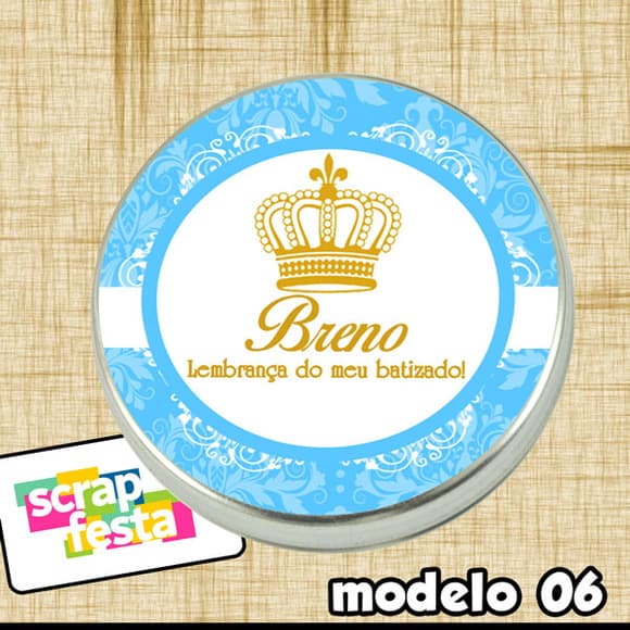 Latinhas Personalizadas Festa Batizado