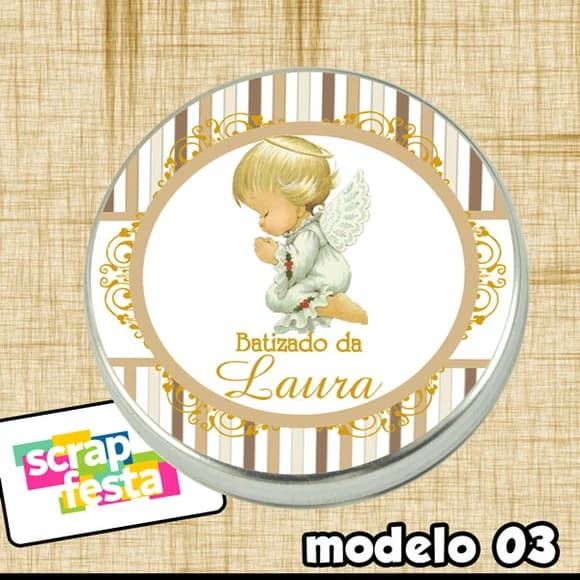 Latinhas Personalizadas Festa Batizado