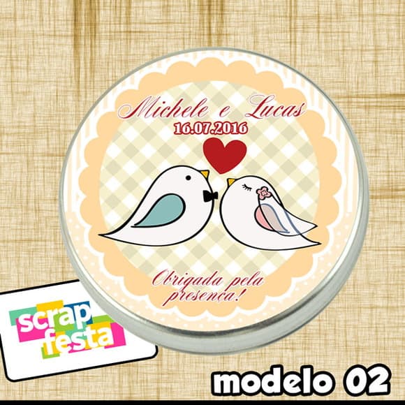 Latinhas Personalizadas Festa Casamento