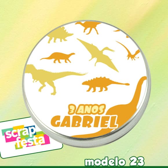 Latinhas Personalizada Festa Dinossauro