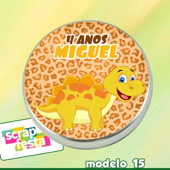 Latinhas Personalizada Festa Dinossauro