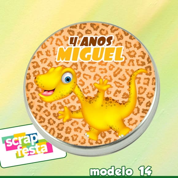 Latinhas Personalizada Festa Dinossauro