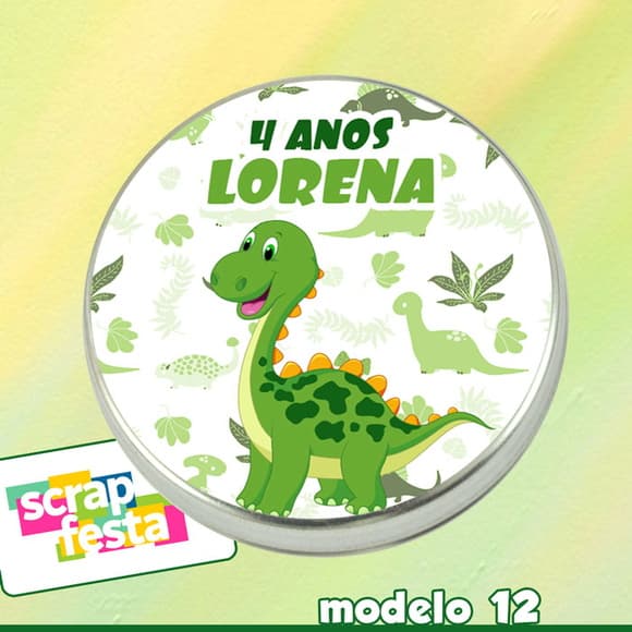 Latinhas Personalizada Festa Dinossauro