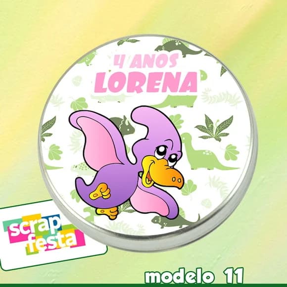 Latinhas Personalizada Festa Dinossauro