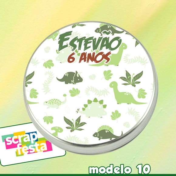 Latinhas Personalizada Festa Dinossauro