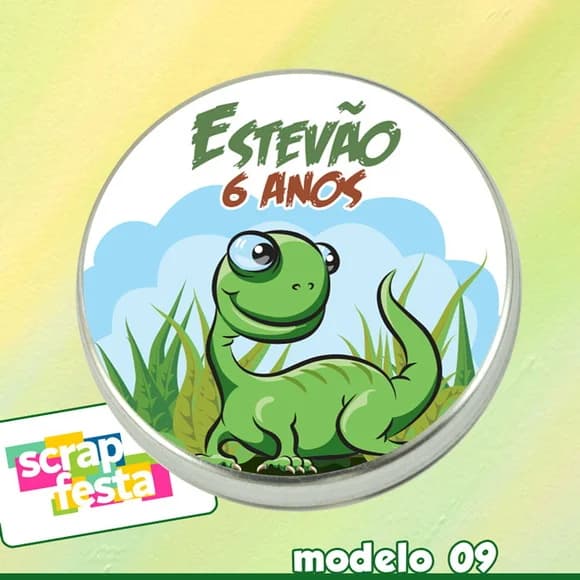 Latinhas Personalizada Festa Dinossauro