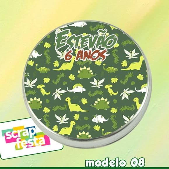 Latinhas Personalizada Festa Dinossauro
