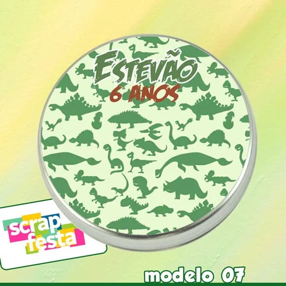 Latinhas Personalizada Festa Dinossauro