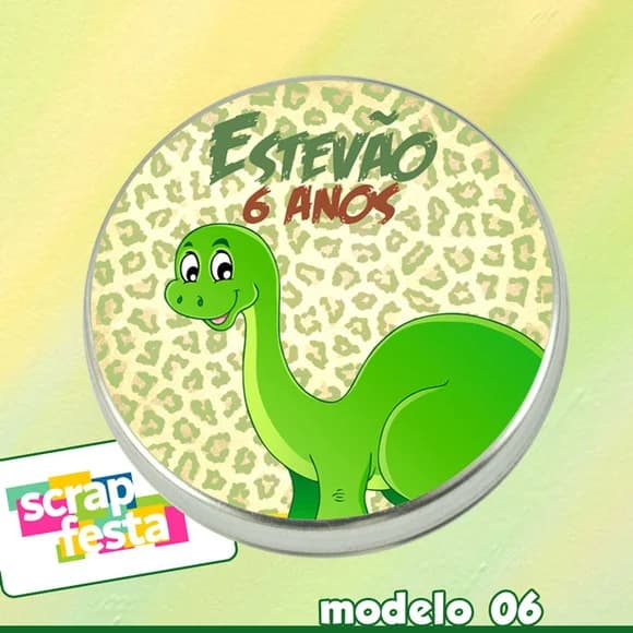 Latinhas Personalizada Festa Dinossauro