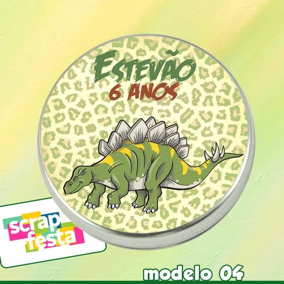 Latinhas Personalizada Festa Dinossauro
