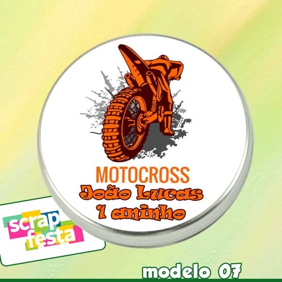 Latinhas Lembrancinhas 5x1 Motos