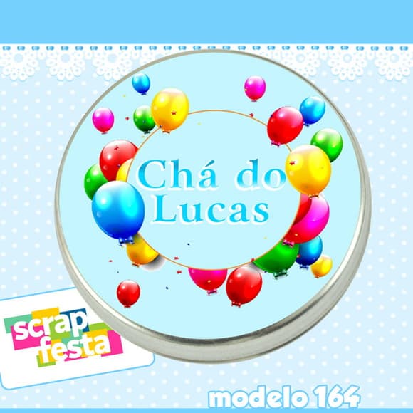 Lembrancinhas de Chá de Bebê Latinhas