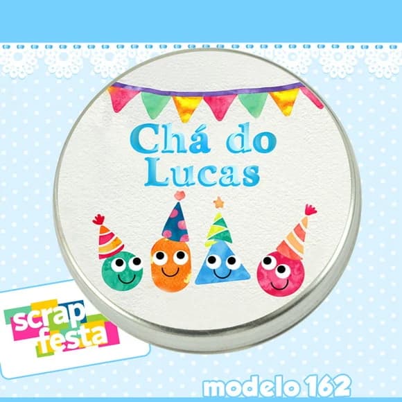 Lembrancinhas de Chá de Bebê Latinhas