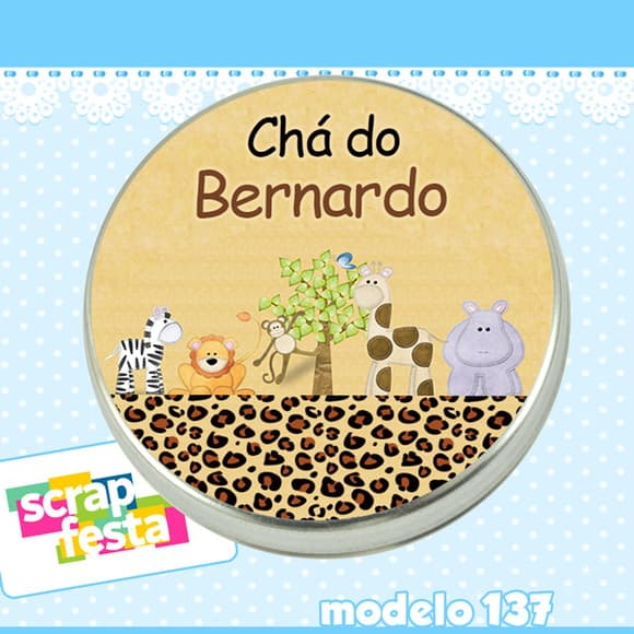 Lembrancinhas de Chá de Bebê Latinhas
