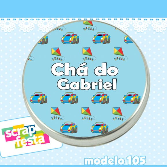 Lembrancinhas de Chá de Bebê Latinhas