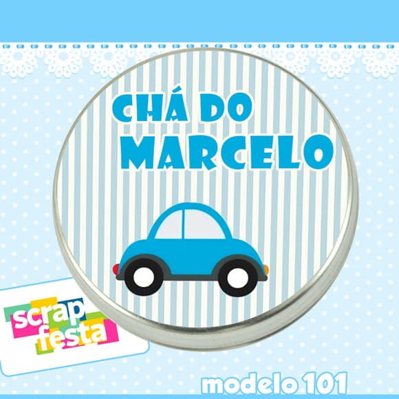 Lembrancinhas de Chá de Bebê Latinhas