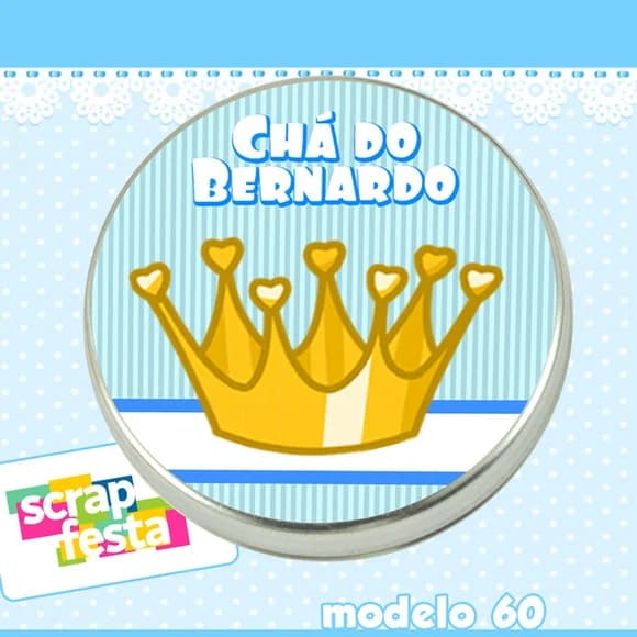 Lembrancinhas de Chá de Bebê Latinhas