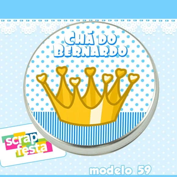 Lembrancinhas de Chá de Bebê Latinhas