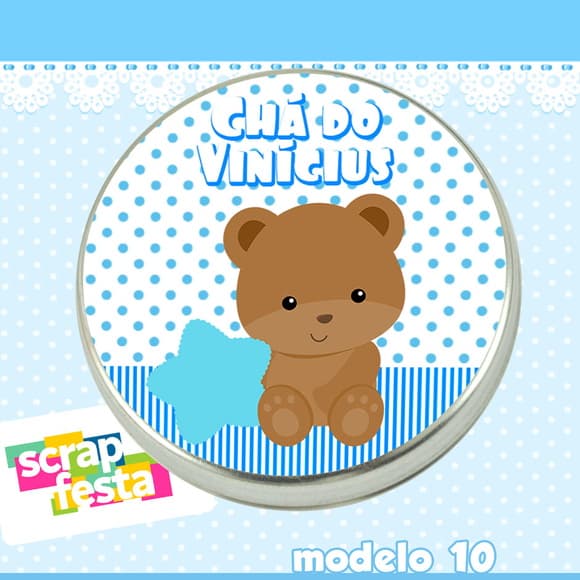 Lembrancinhas de Chá de Bebê Latinhas