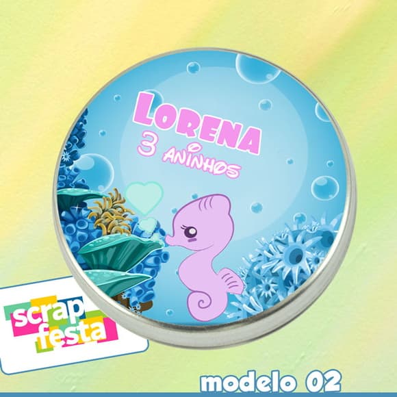 Latinhas Personalizadas Fundo do Mar