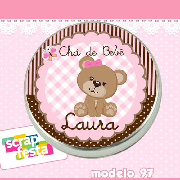 Lembrancinhas de Chá de Bebê Latinhas