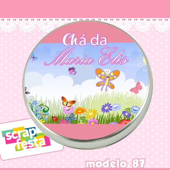 Lembrancinhas de Chá de Bebê Latinhas