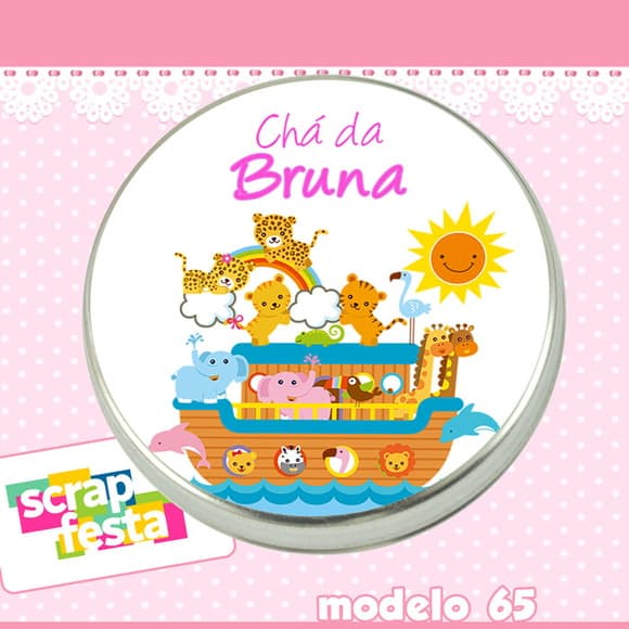 Lembrancinhas de Chá de Bebê Latinhas