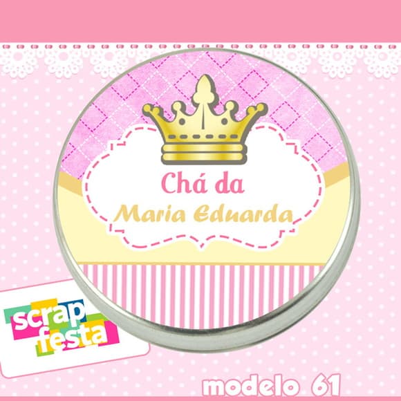 Lembrancinhas de Chá de Bebê Latinhas