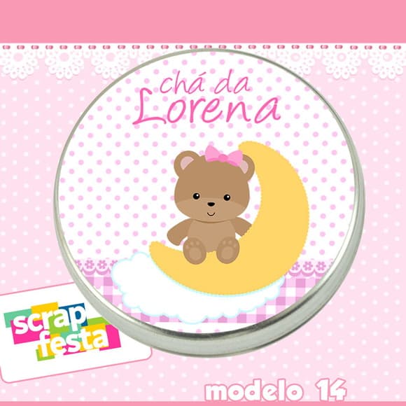 Lembrancinhas de Chá de Bebê Latinhas