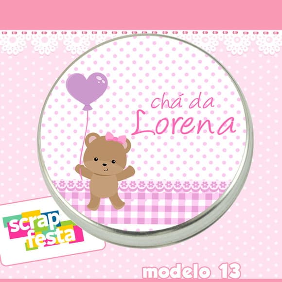 Lembrancinhas de Chá de Bebê Latinhas