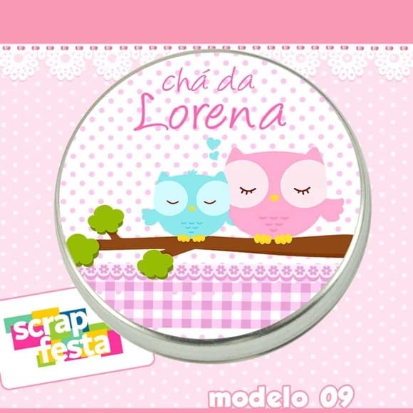 Lembrancinhas de Chá de Bebê Latinhas