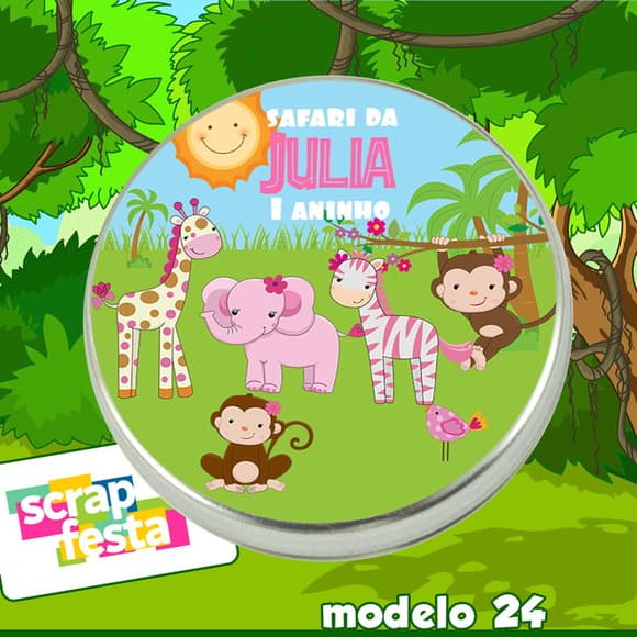 Latinhas 5x1 Festa Safari