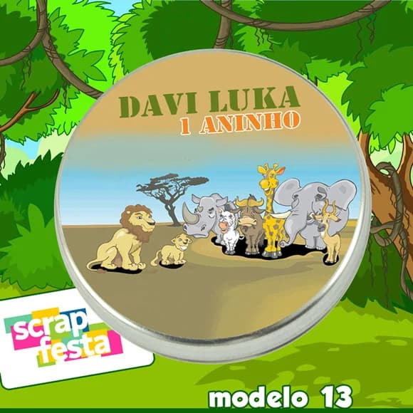 Latinhas 5x1 Festa Safari