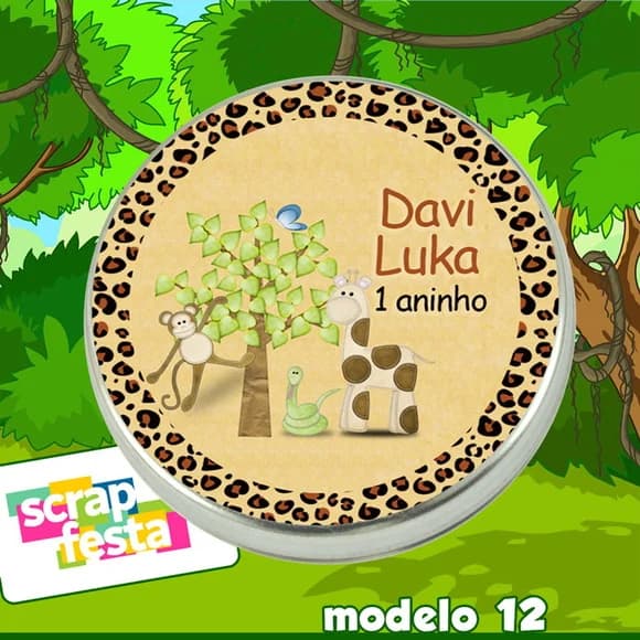 Latinhas 5x1 Festa Safari