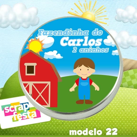 Latinhas Personalizadas Festa Fazendinha