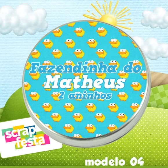 Latinhas Personalizadas Festa Fazendinha