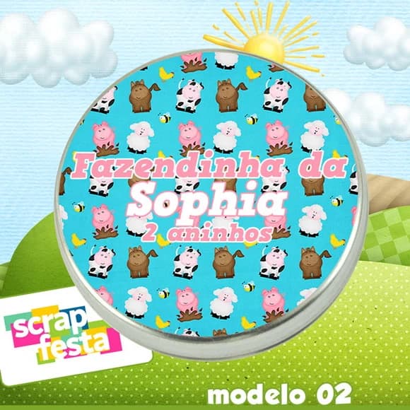 Latinhas Personalizadas Festa Fazendinha