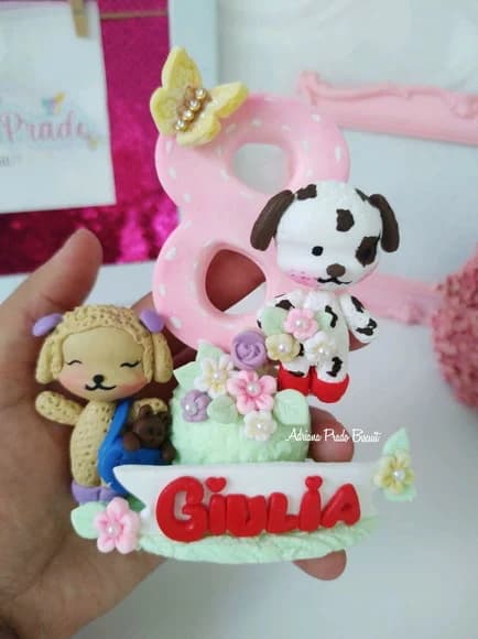 Vela em Biscuit Bobbie Goods