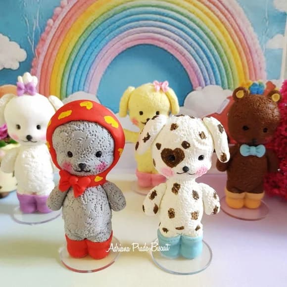 Apliques em Biscuit Lembrancinhas Bobbie Goods