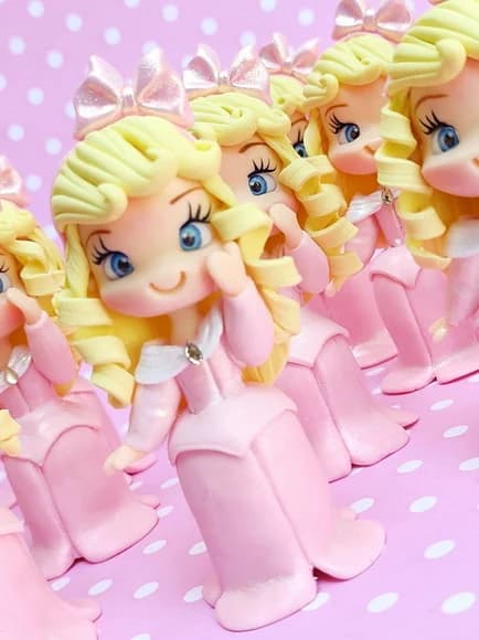 Aplique em Biscuit Princesa Aurora