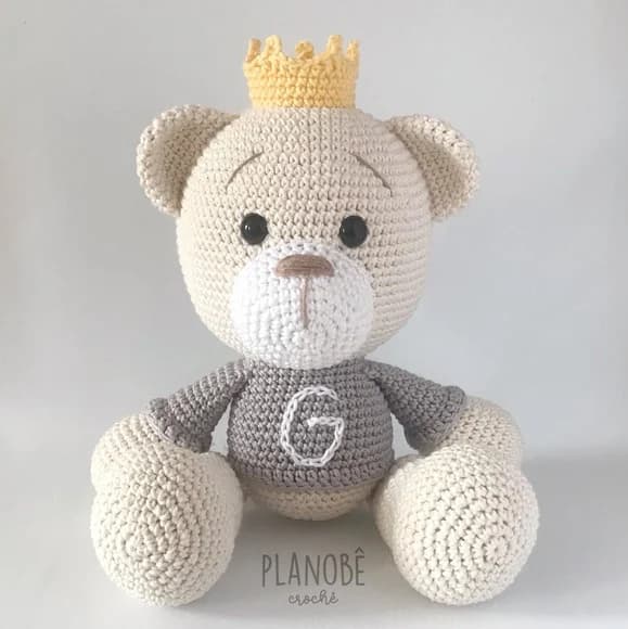 Ursinho Principe Teddy - Amigurumi
