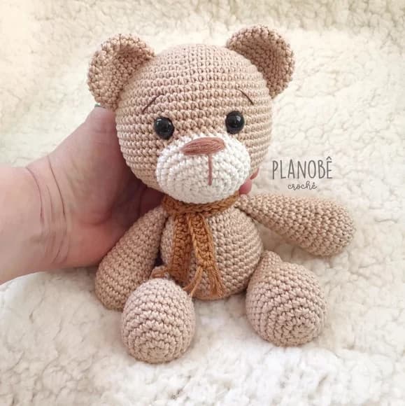 Ursinho Teddy Baby Amigurumi